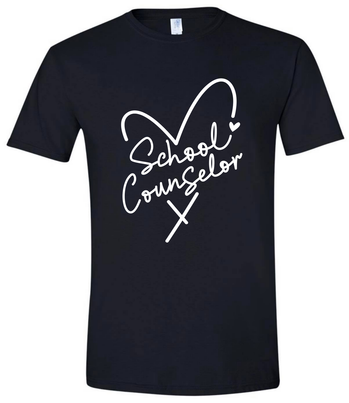 School Counselor Heart Tshirt