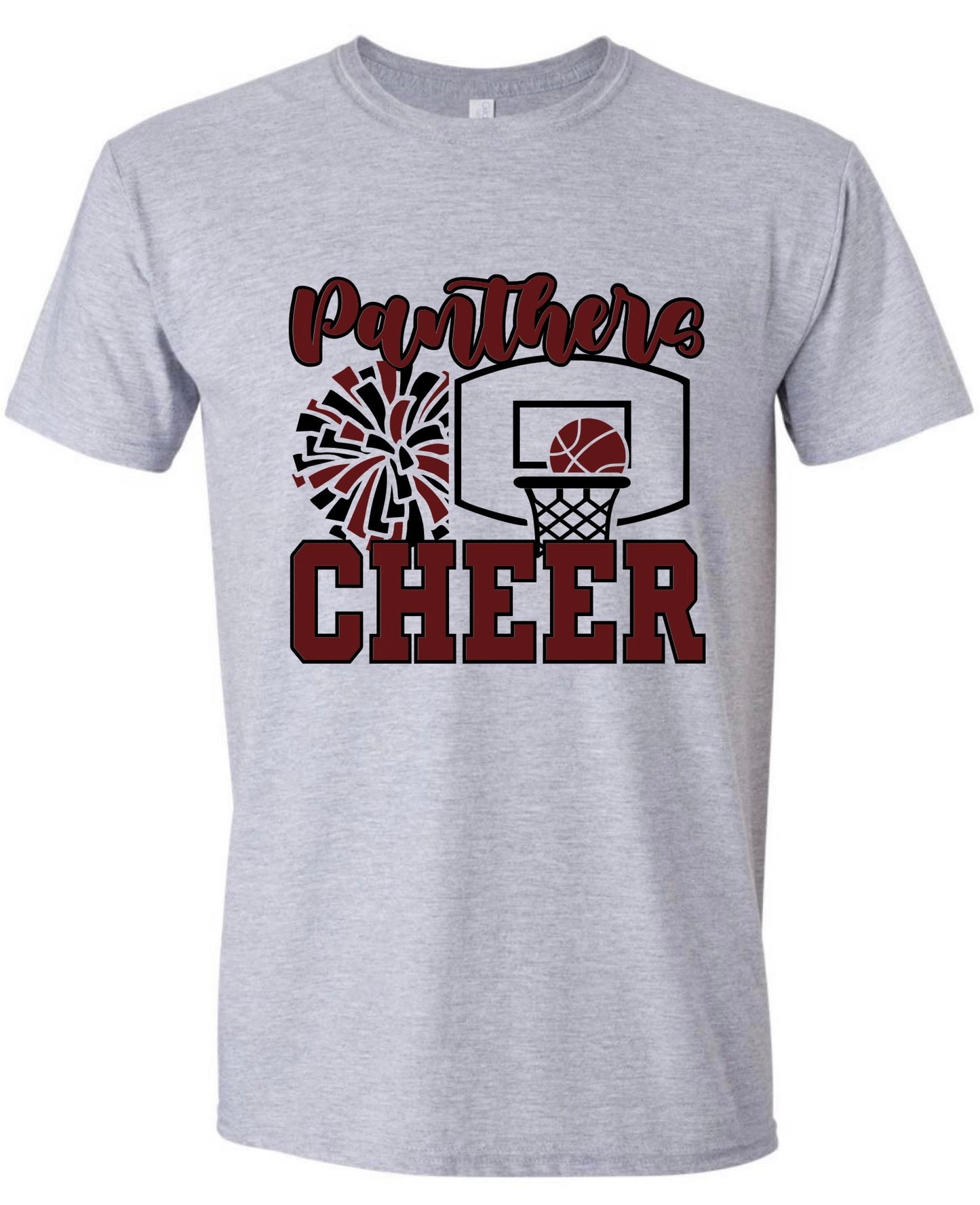 Panthers Basketball Cheer Tshirt
