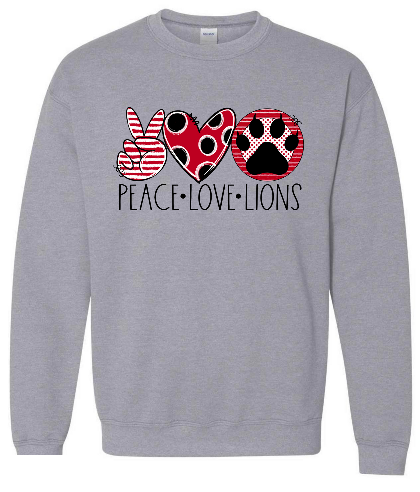 Peace Love Lions Sweatshirt