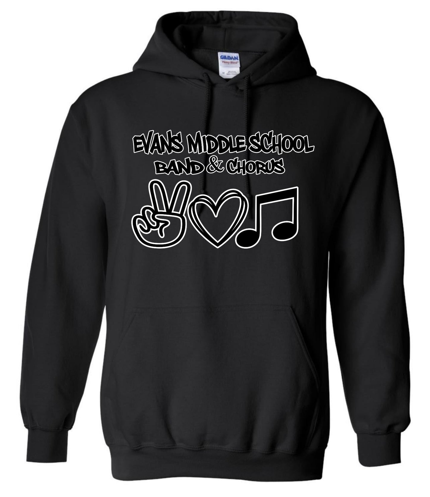 Evans Band and Chorus Hoodie