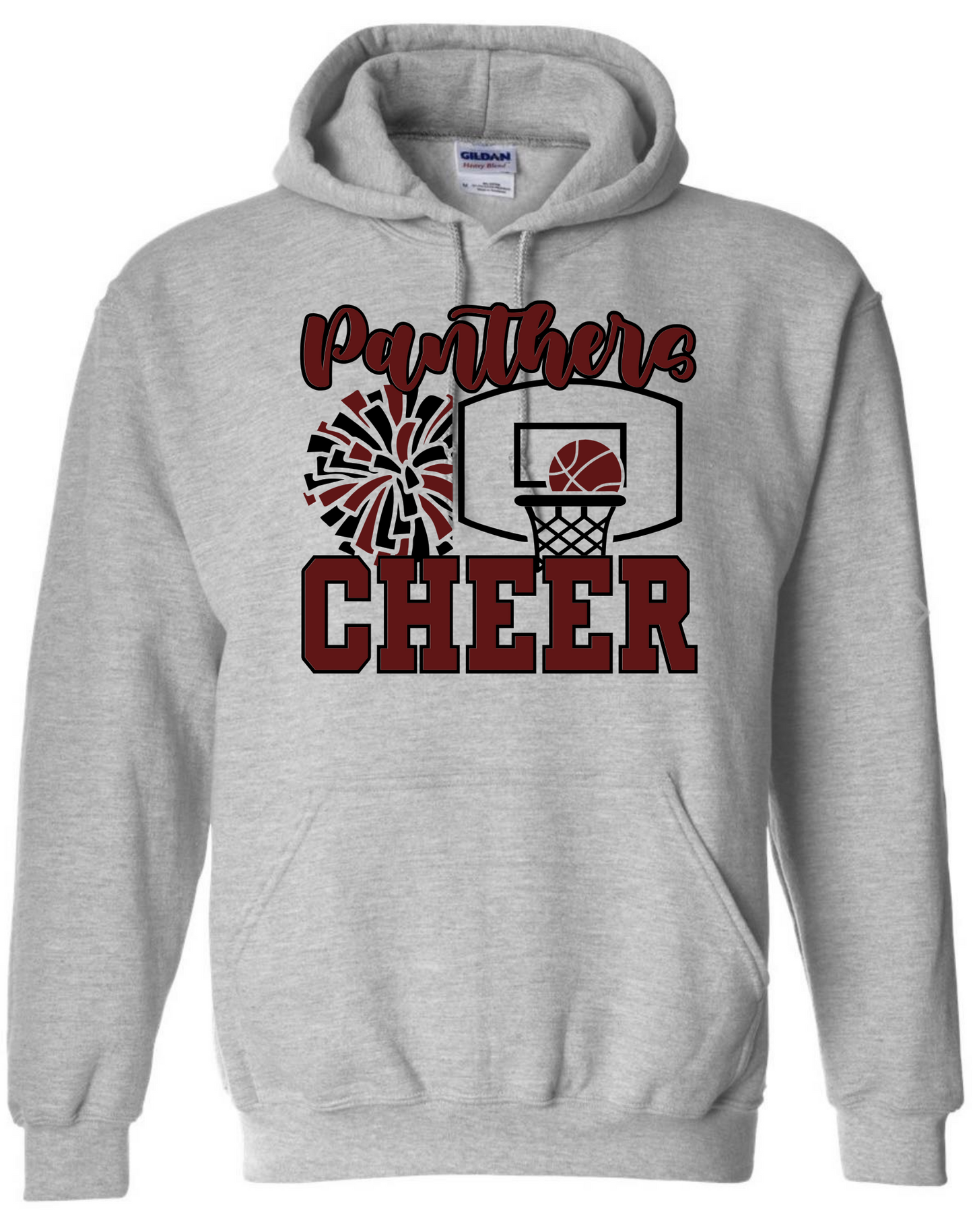 Panthers Basketball Cheer Hoodie