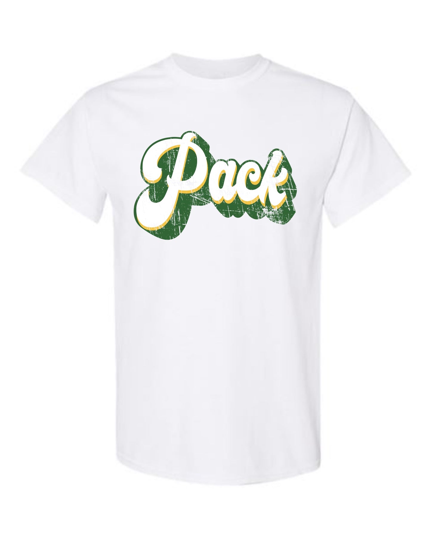 Pack Distressed Retro Tshirt