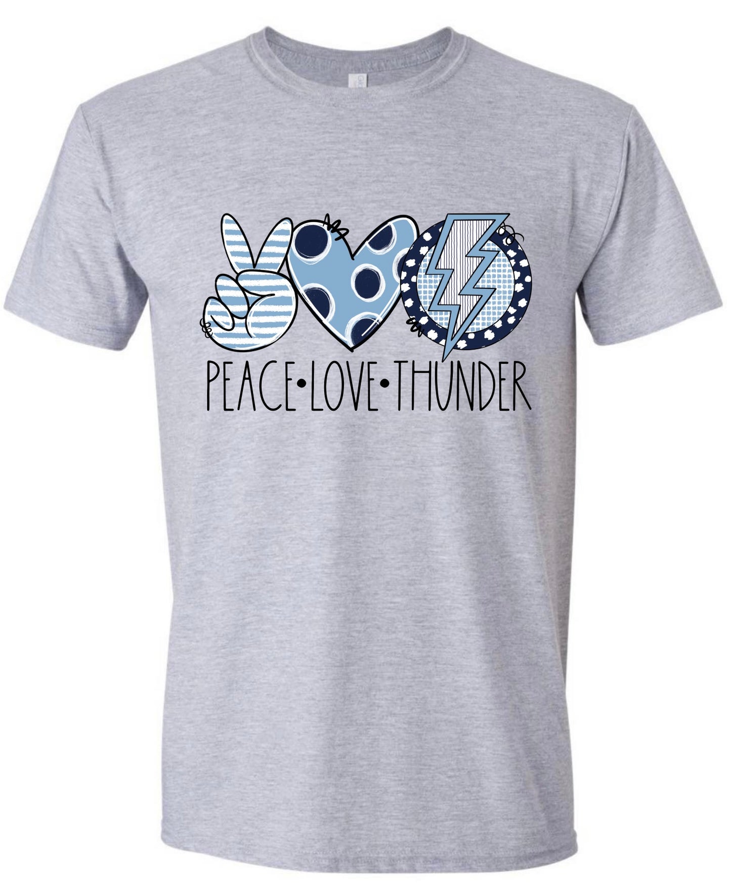 Peace Love Thunder Tshirt