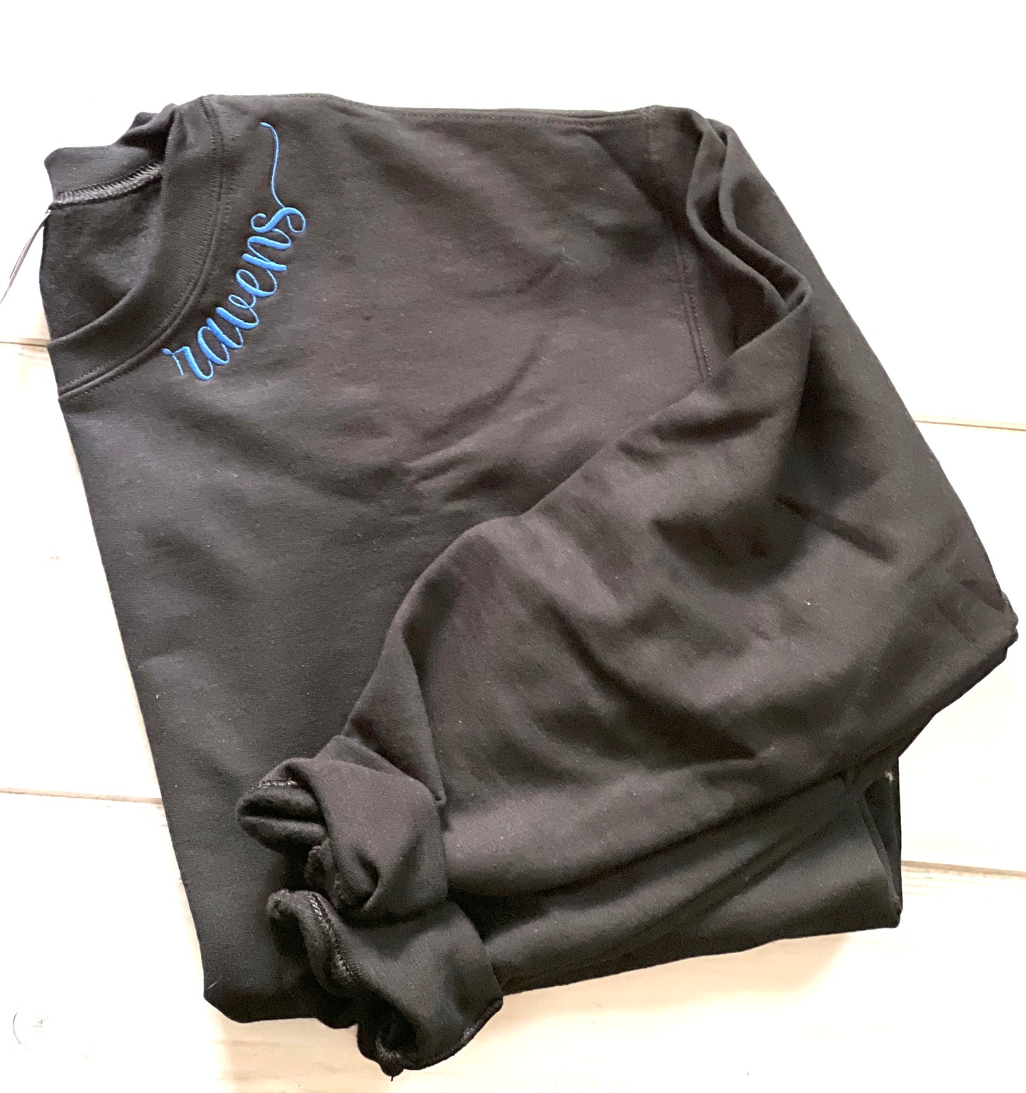 **LIMITED EDITION** Ravens Embroidered Neckline Sweatshirt