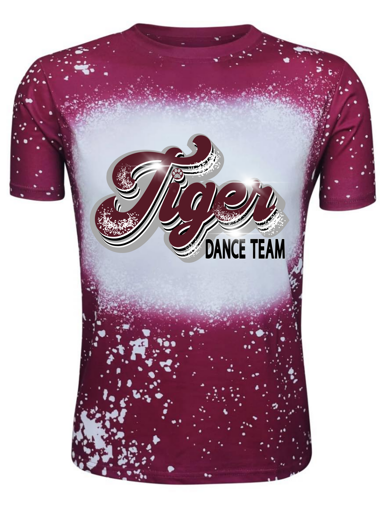 **LIMITED EDITION** Maroon Bleached Tshirt