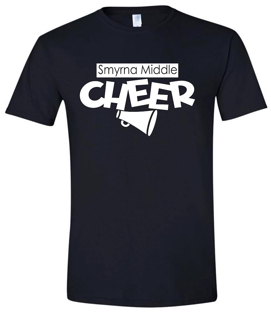 Smyrna Middle Cheer Megaphone Tshirt