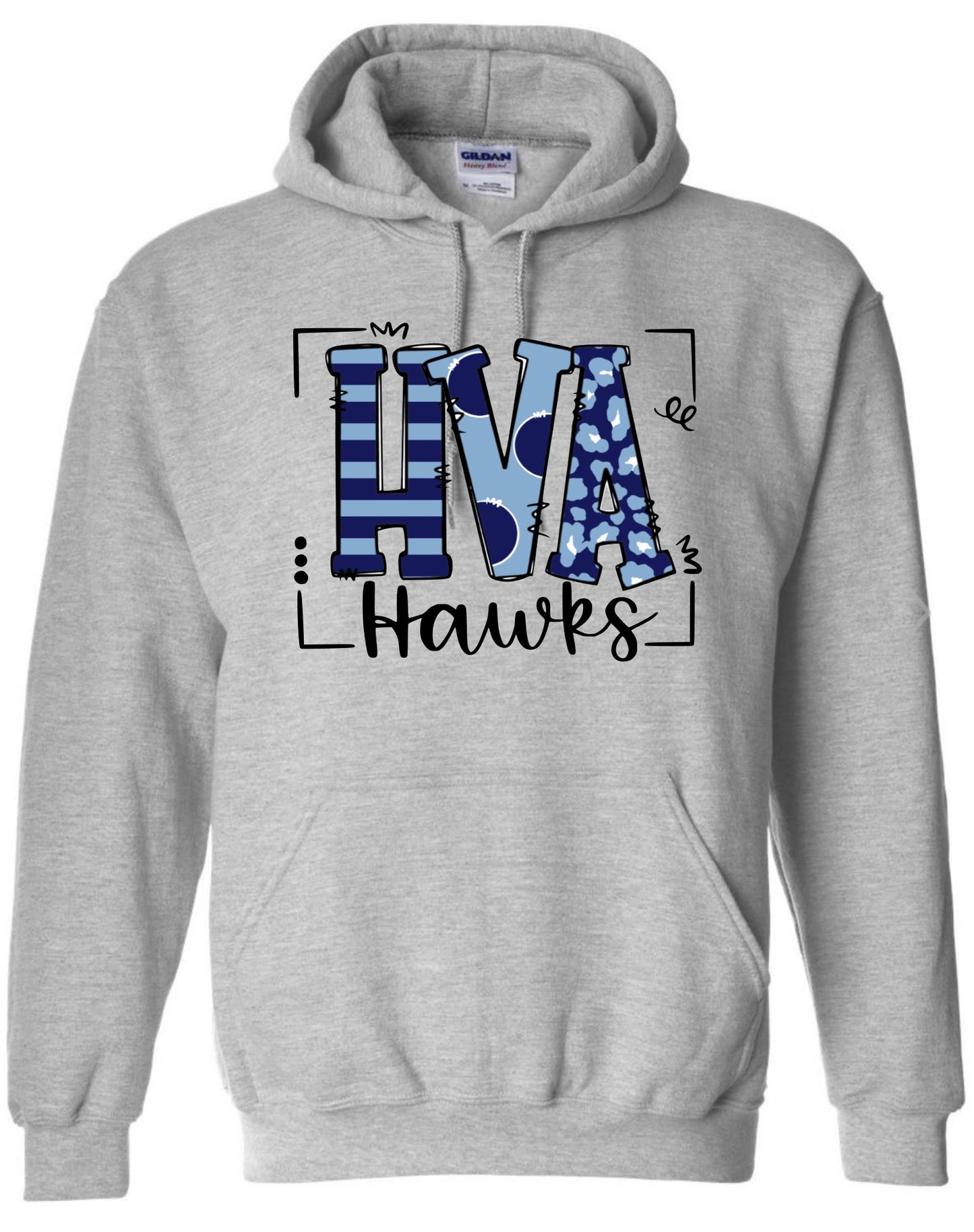 HVA Hawks Doodle Hoodie