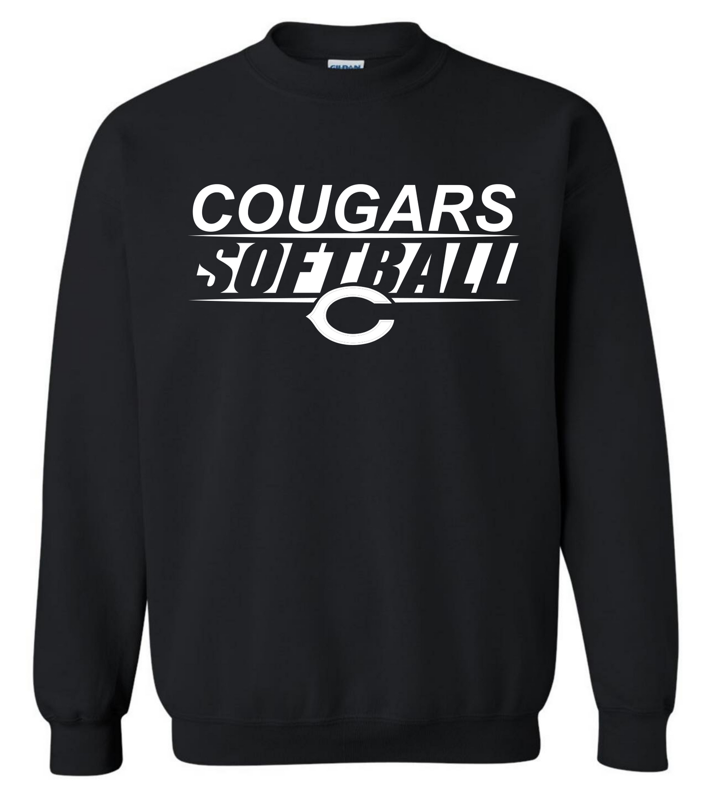 Cougars Hidden Softball Sweatshirt