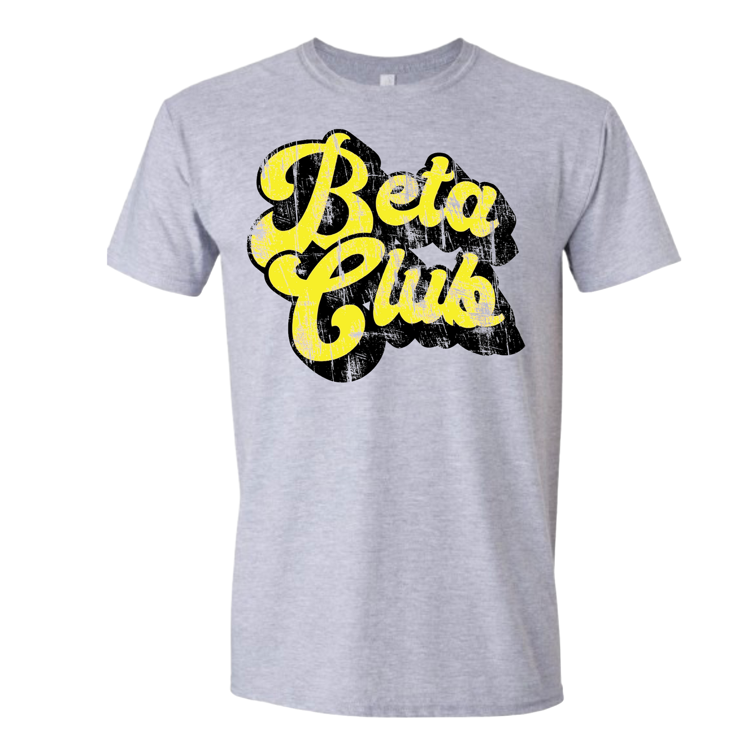 Retro Distressed Beta Club Tshirt