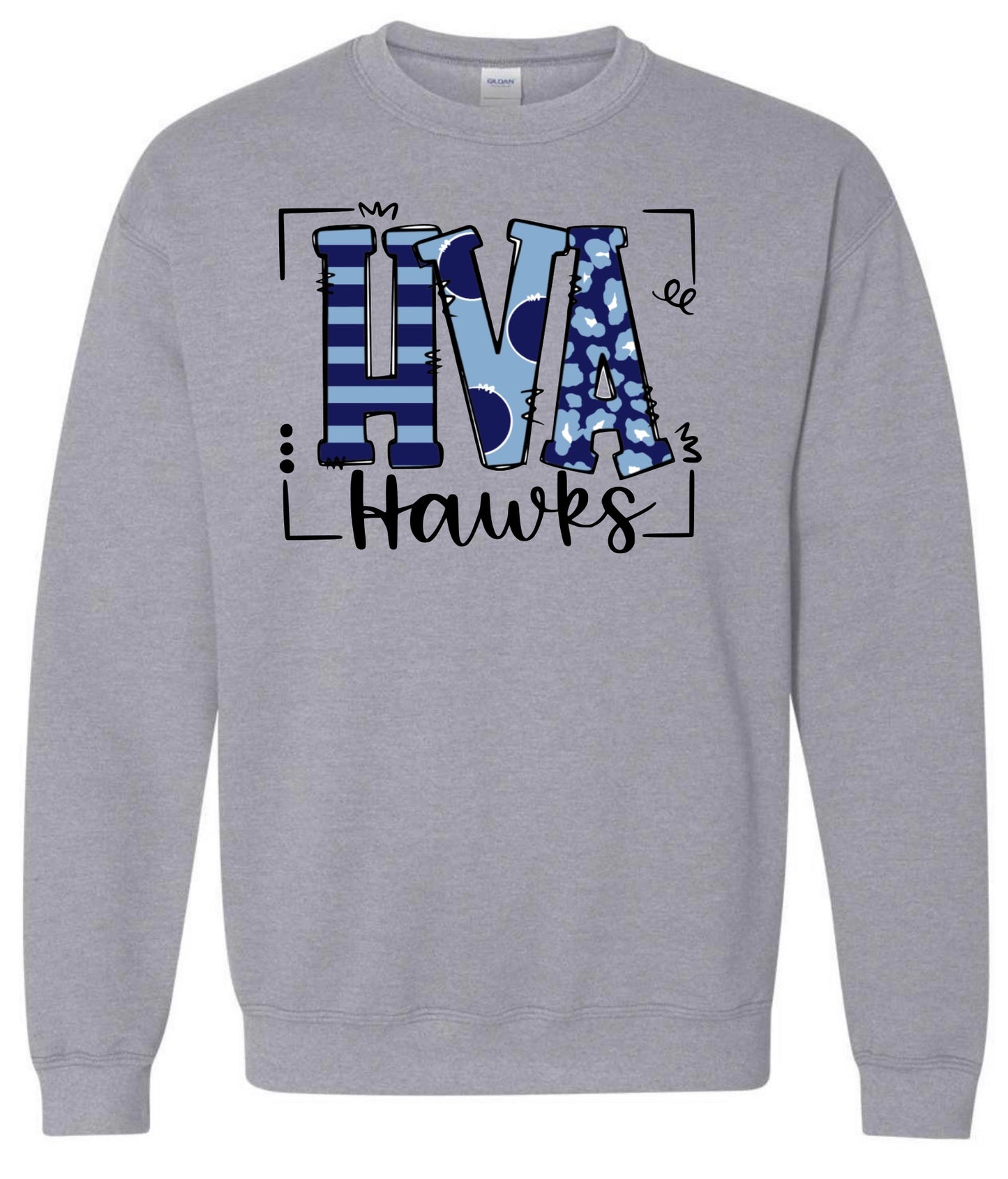 HVA Hawks Doodle Sweatshirt