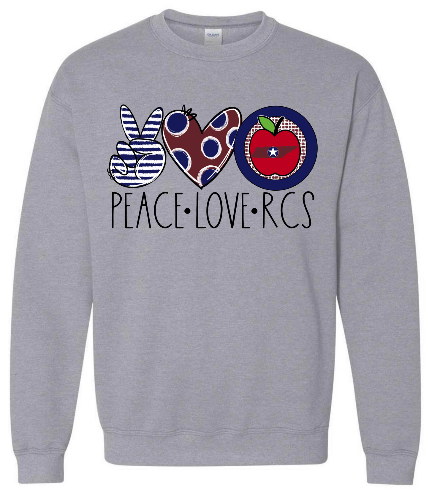 Peace Love RCS Sweatshirt