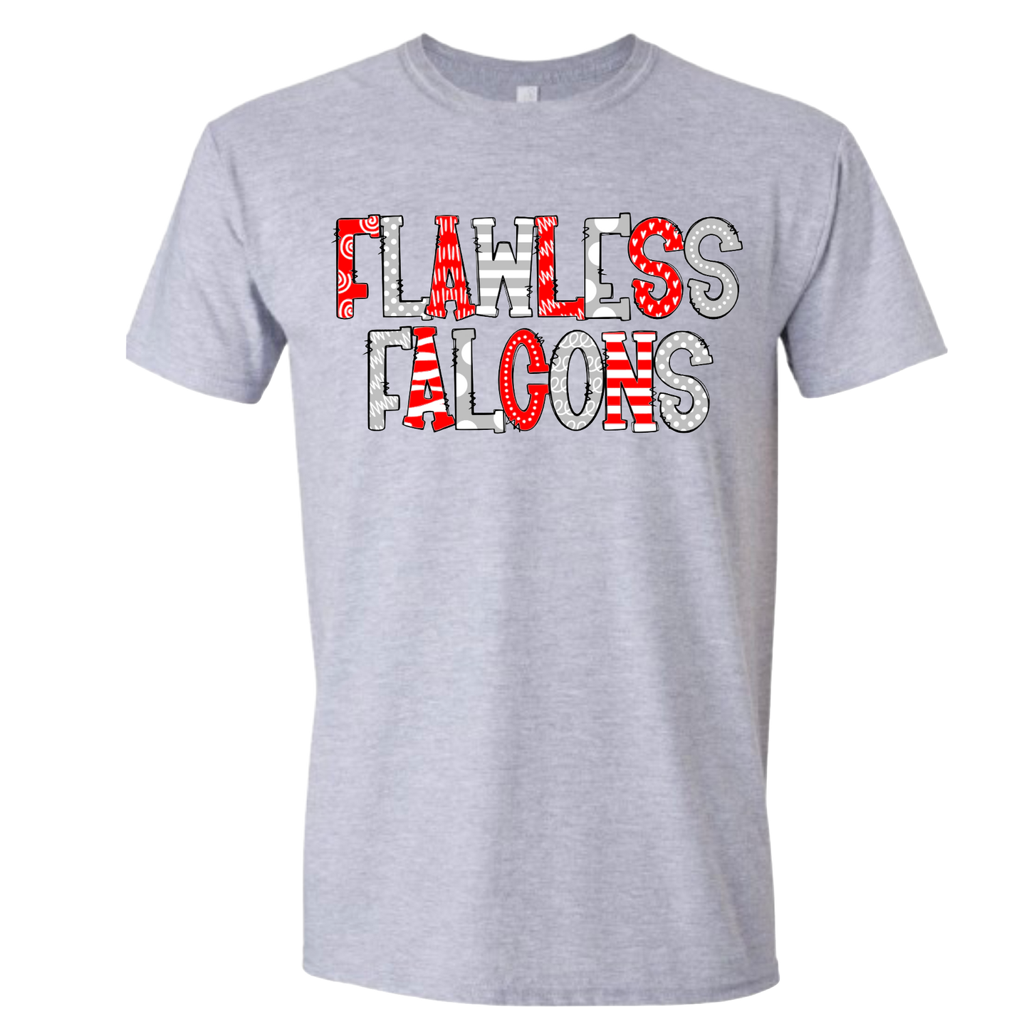 Flawless Falcons Doodle Tshirt