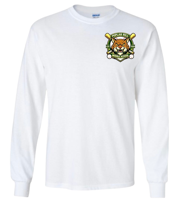 **LIMITED EDITION** PHMS Baseball Roster Longsleeve Tshirt
