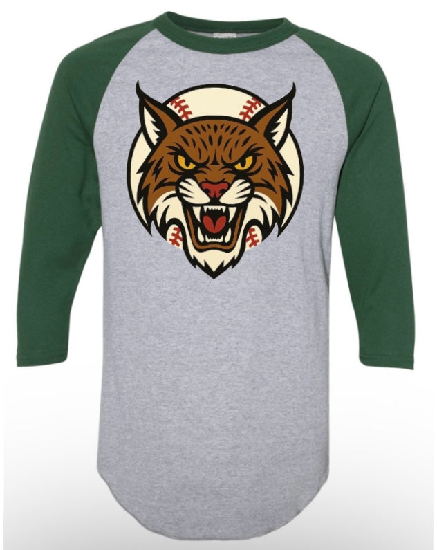 PHMS Bobcat Baseball Raglan