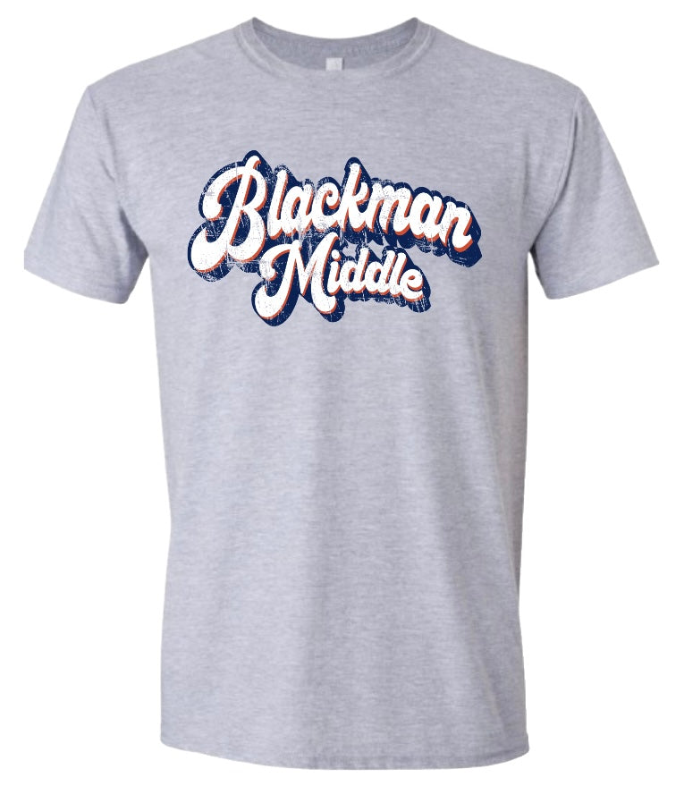 Blackman Middle Retro Tshirt