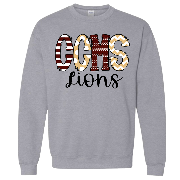 CCMS Lions Doodle Sweatshirt