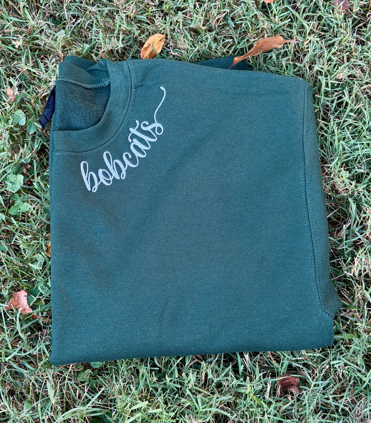 **LIMITED EDITION** Bobcats Embroidered Neckline Sweatshirt