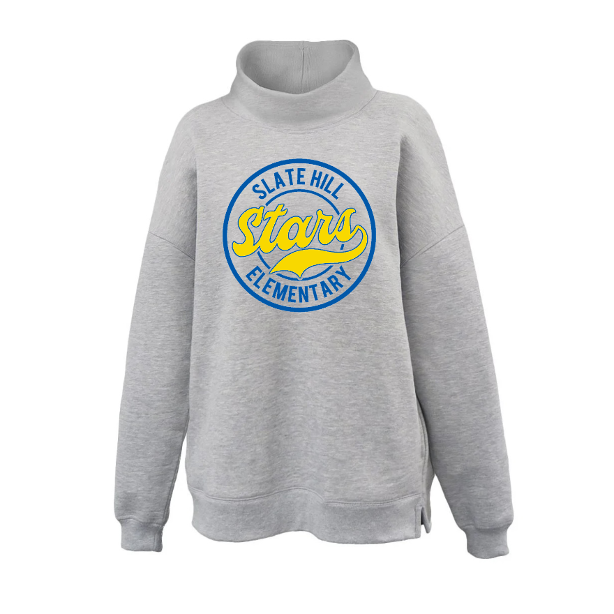 **LIMITED EDITION** Stars Circle Mock Neck Sweatshirt