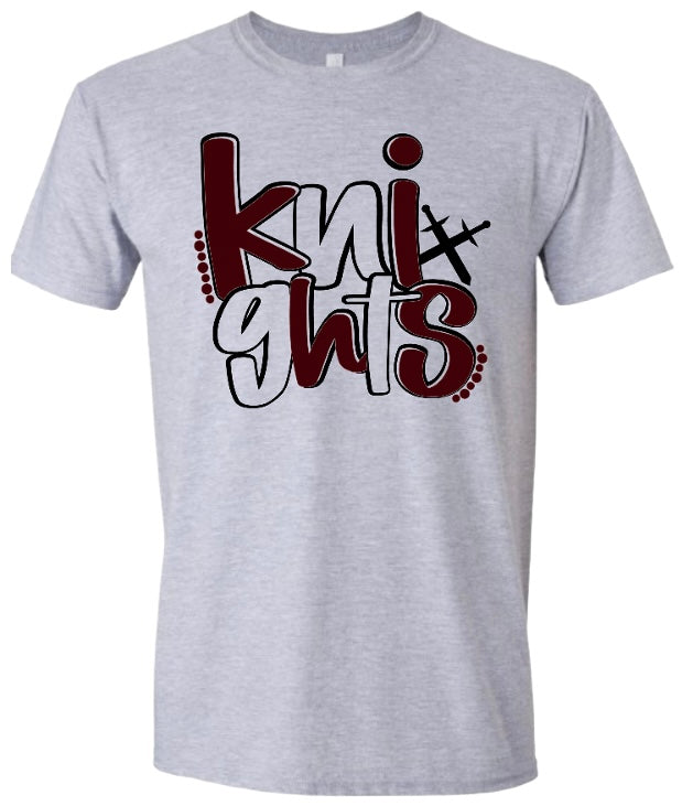 Knights with Sword Tshirt