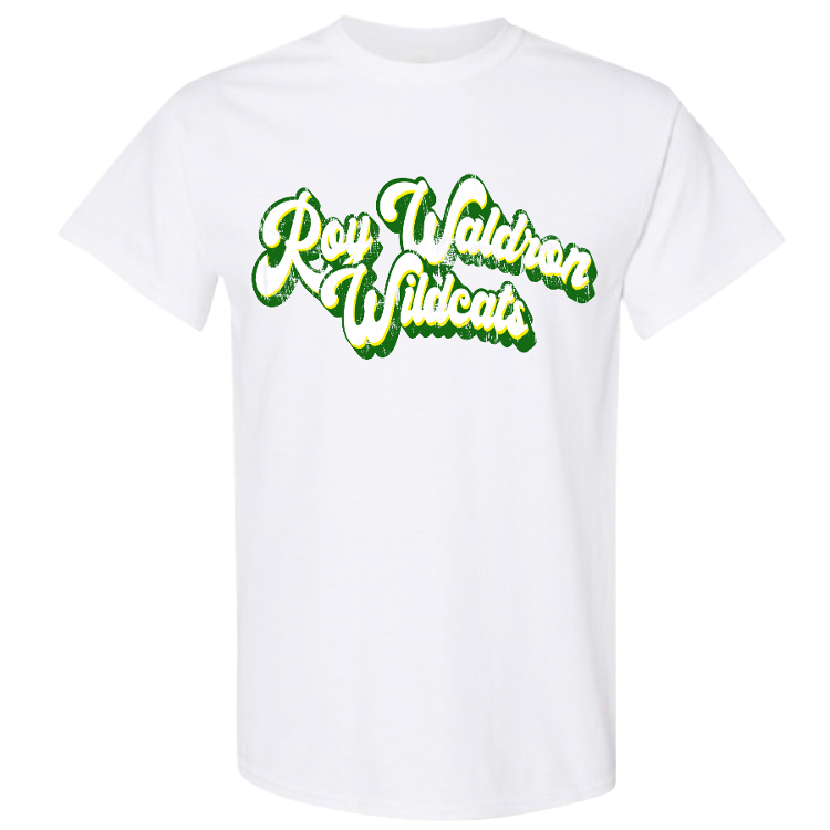 Roy Waldron Wildcats Retro Distressed Tshirt