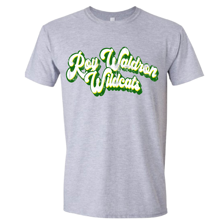 Roy Waldron Wildcats Retro Distressed Tshirt