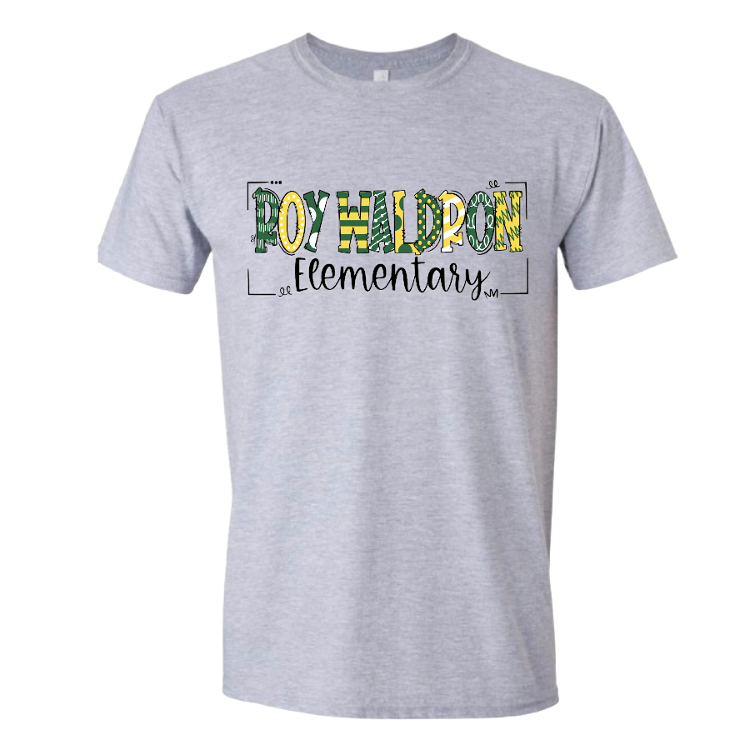 Roy Waldron Elementary Doodle Tshirt