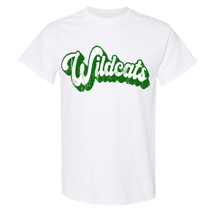 Wildcats Distressed Tshirt