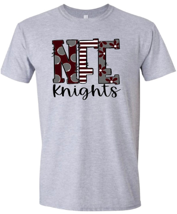 NFE Knights Doodle Tshirt