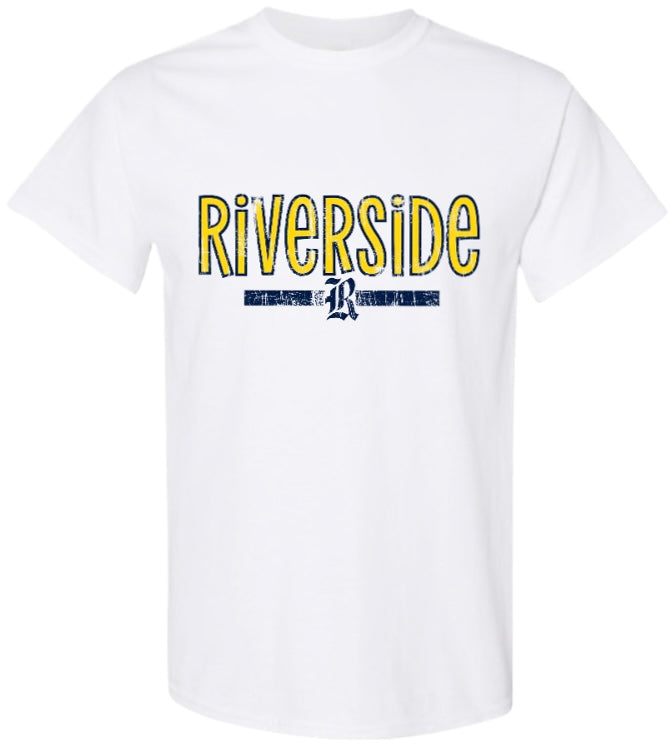 Distressed Riverside Logo Tshirt