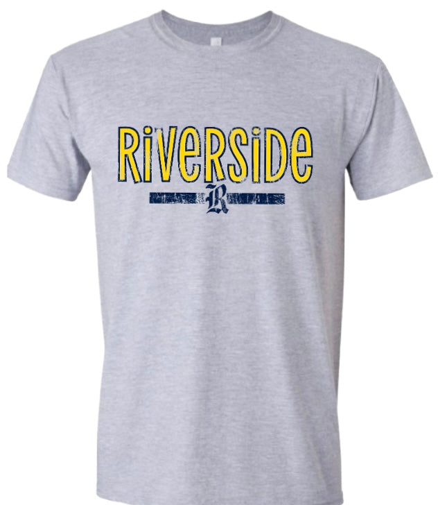 Distressed Riverside Logo Tshirt
