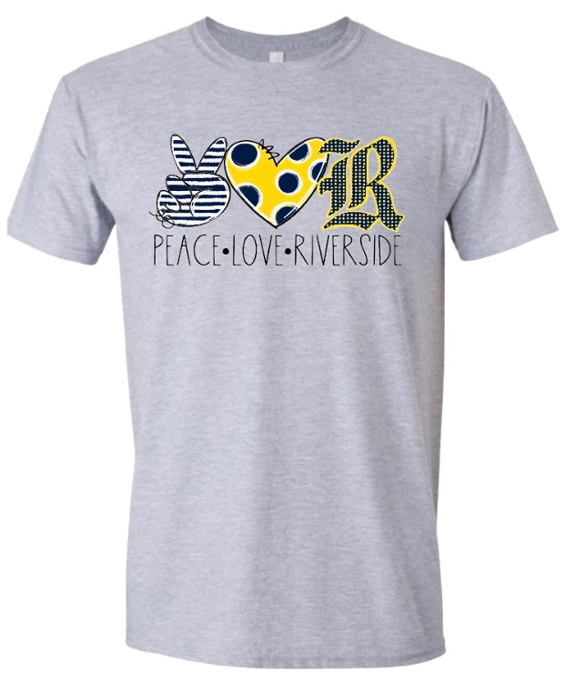 Peace Love Riverside Tshirt