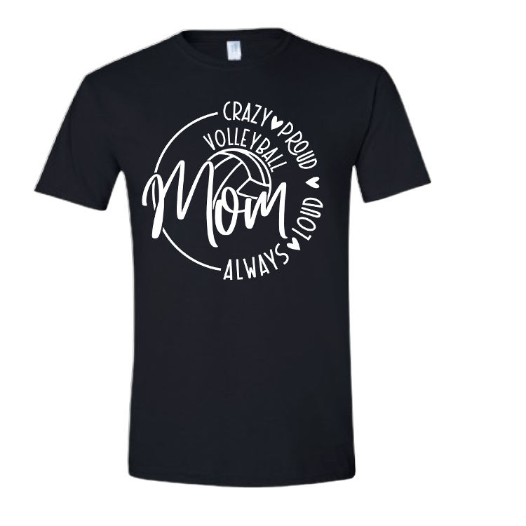 Mom Volleyball Tshirt