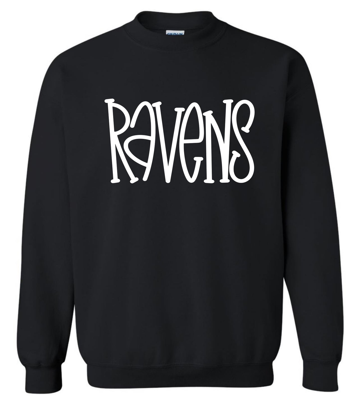 Ravens Quirky Font Sweatshirt
