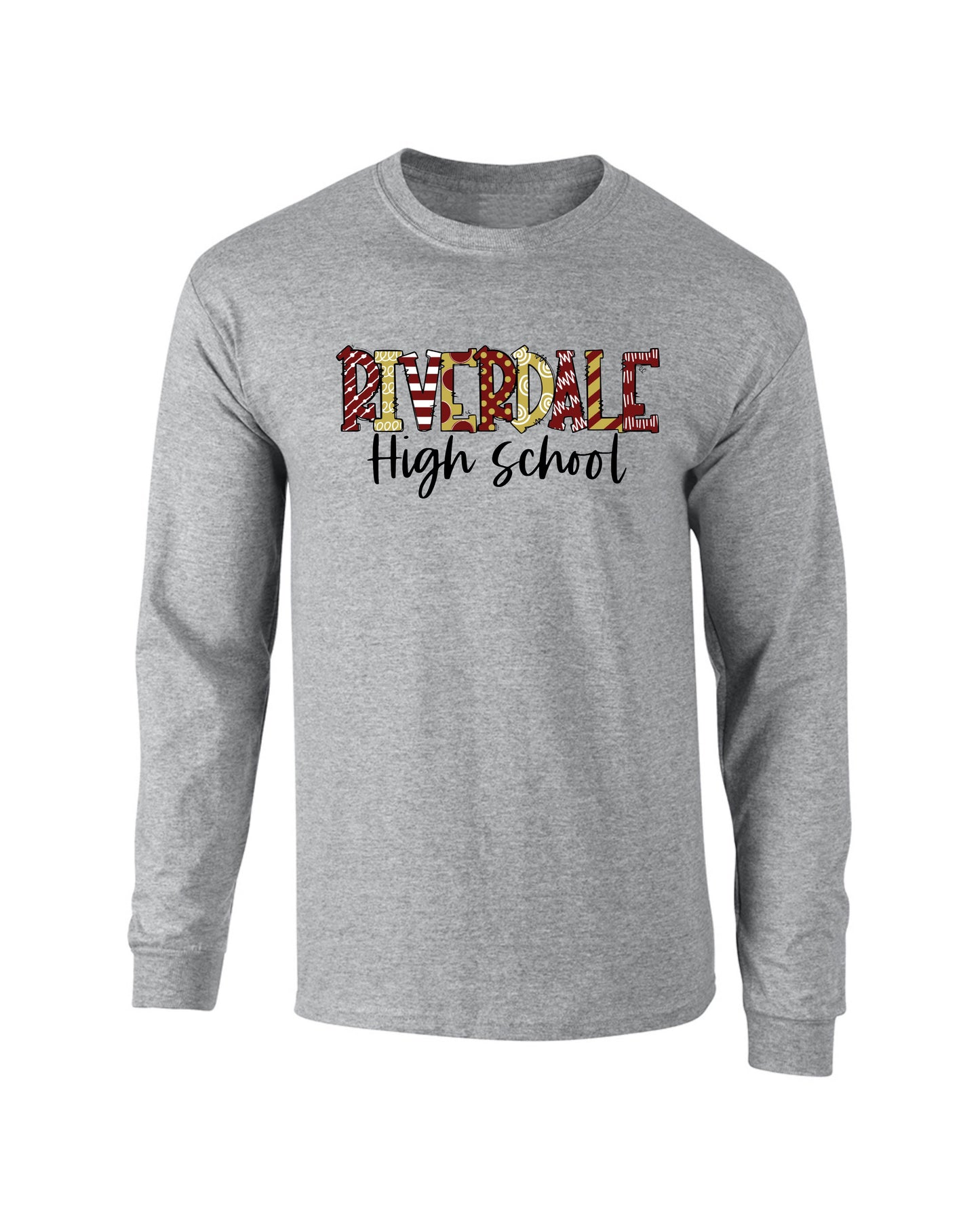Riverdale Doodle Design Long Sleeve Tshirt