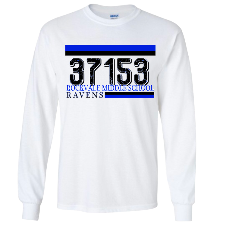 Rockvale Middle School Zipcode Longsleeve Tshirt