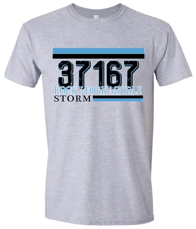 Rocky Fork Middle Zipcode Tshirt