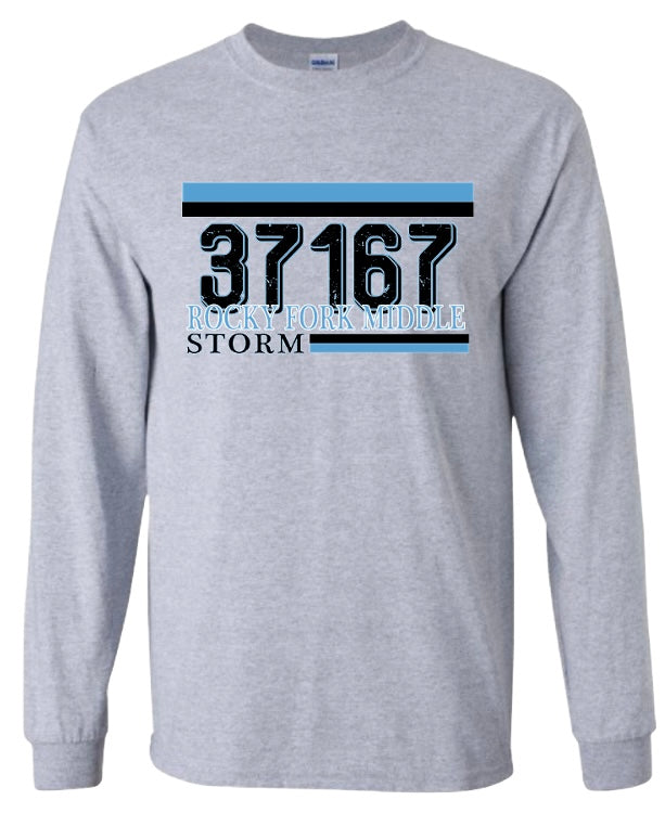 Rocky Fork Middle Zipcode Longsleeve Tshirt