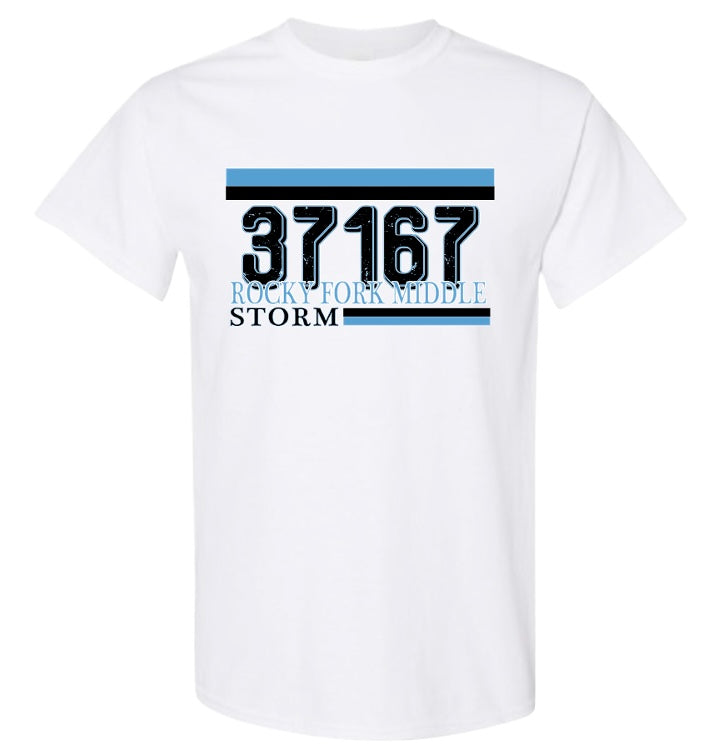 Rocky Fork Middle Zipcode Tshirt
