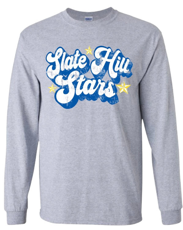 Retro Slate Hill Stars Longsleeve Tshirt