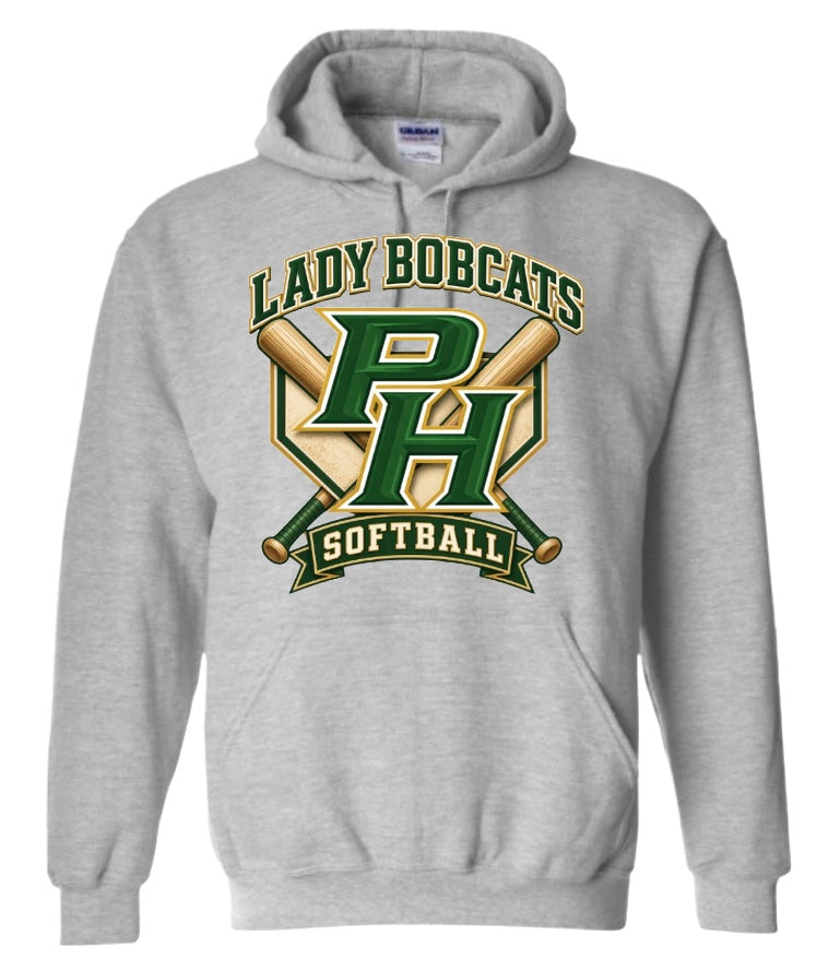Lady Bobcats Softball Hoodie