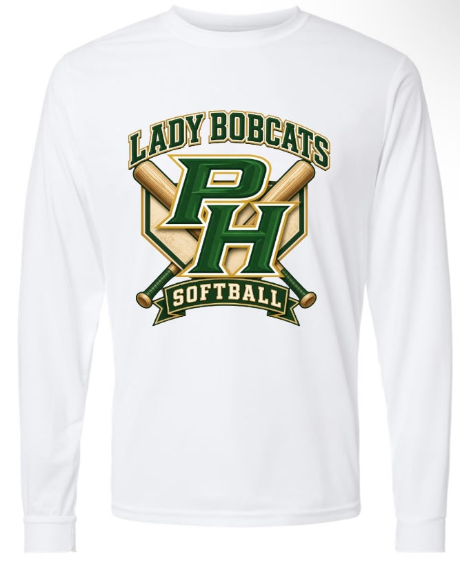 Lady Bobcats Softball Performance Tshirt