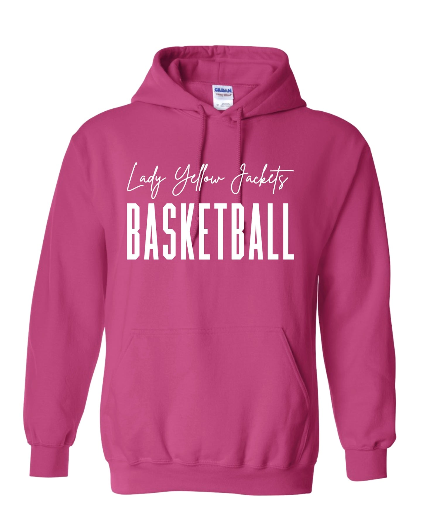 Lady Yellow Jackets Pink Hoodie