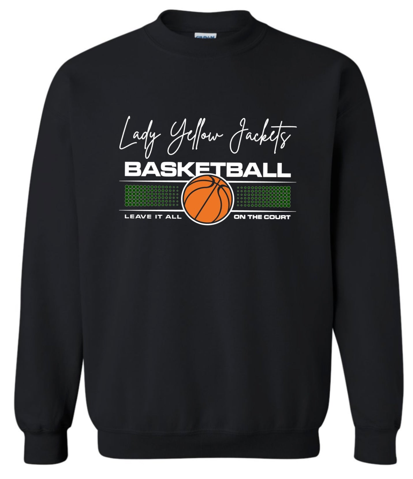 Lady Yellow Jackets On The Court Sweatshirt