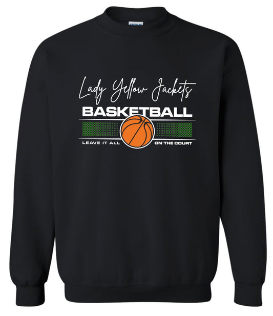 Lady Yellow Jackets On The Court Sweatshirt