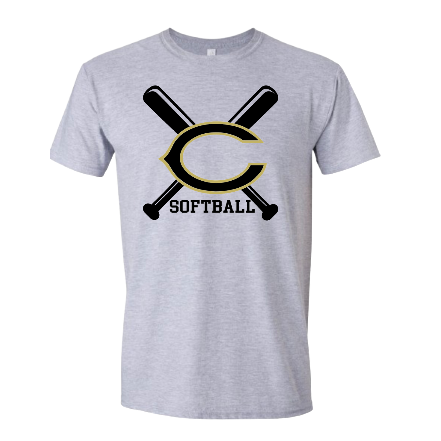 Logo C Double Bat Softball short sleeve tshirt