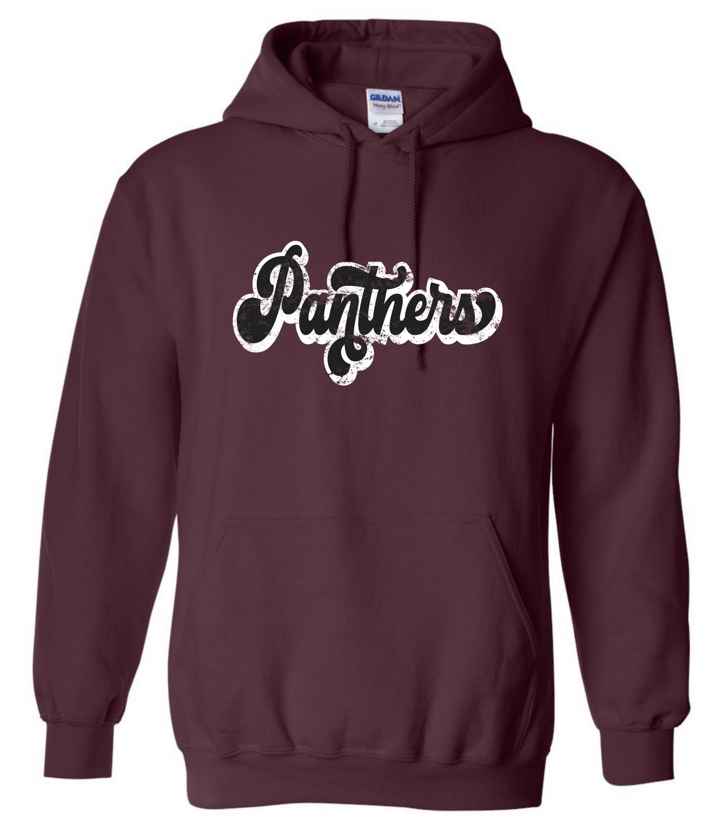 Distressed Panthers Flair Hoodie
