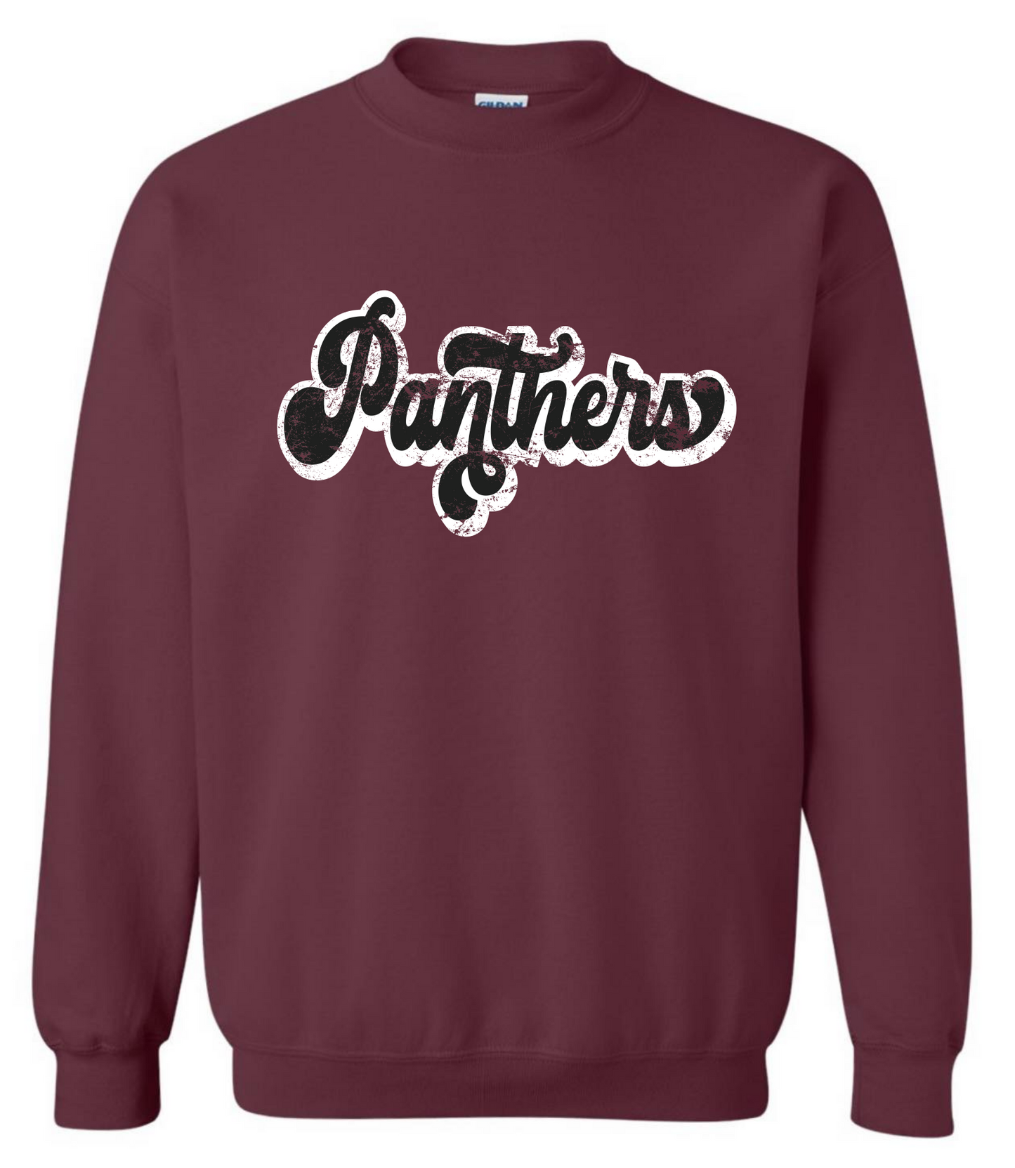 Distressed Panthers Flair Sweatshirt