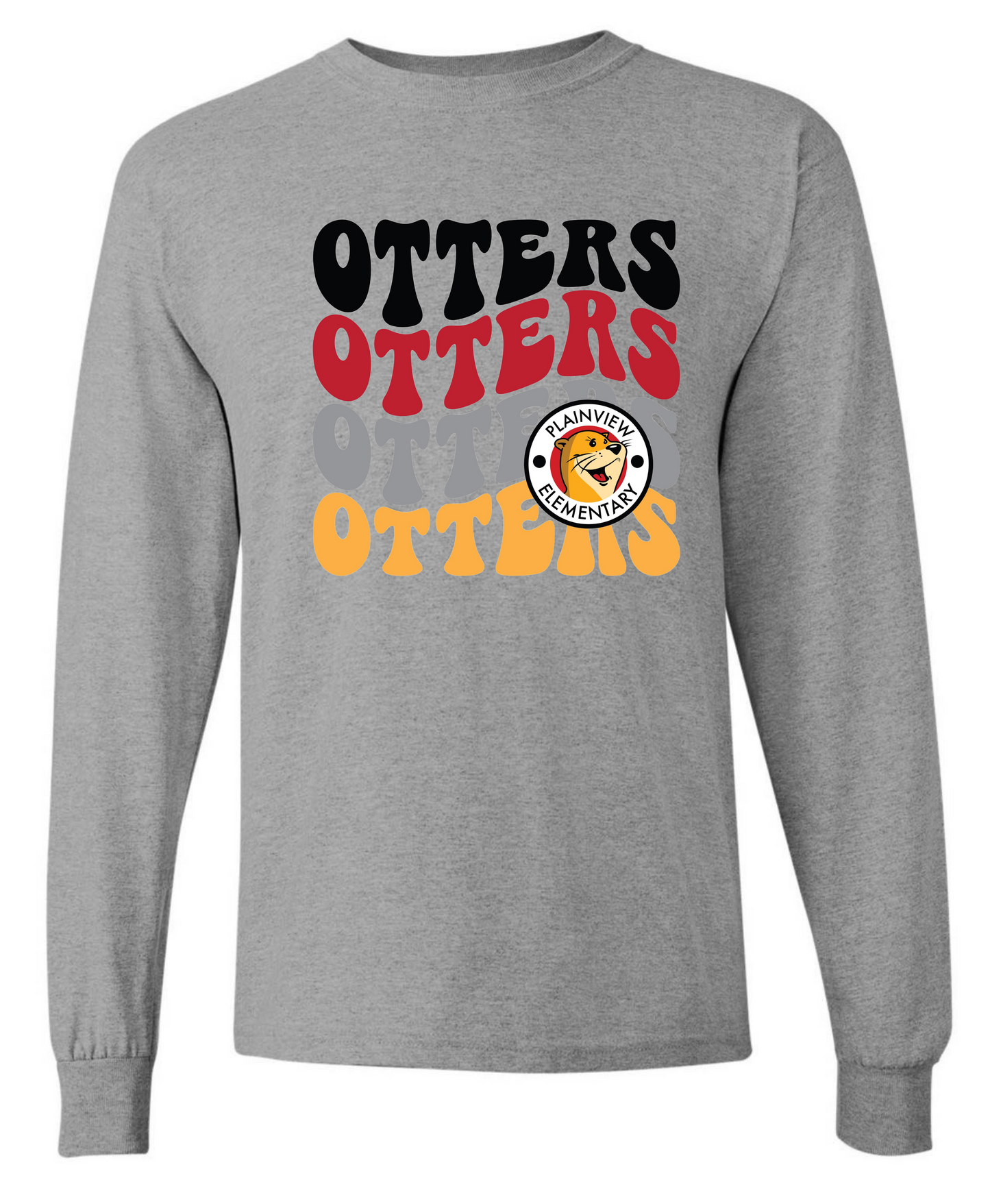 Retro Otter Long sleeve Tshirt