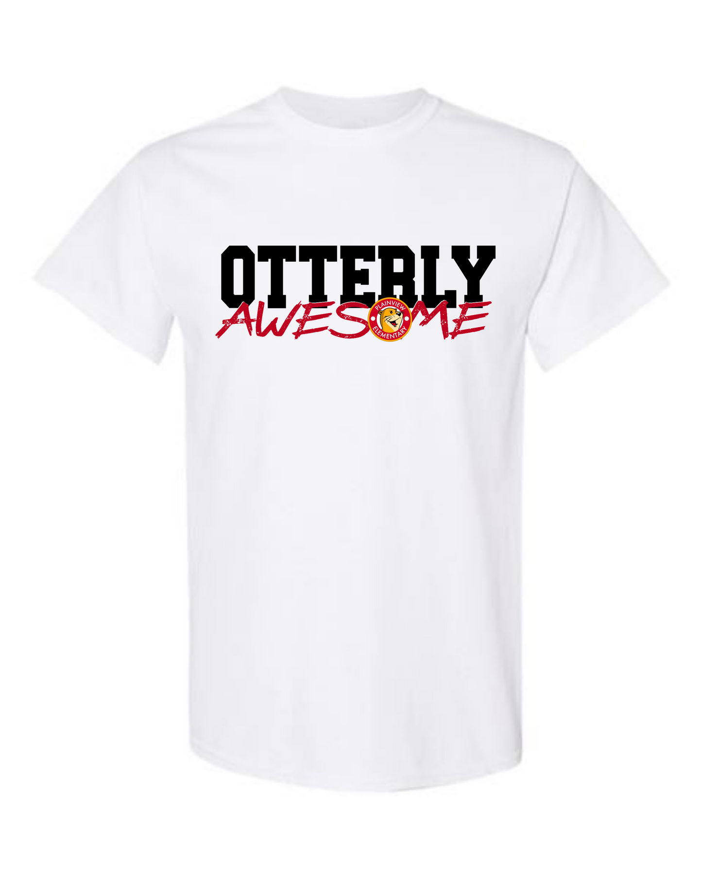 Otterly Awesome Logo T-shirt BLACK