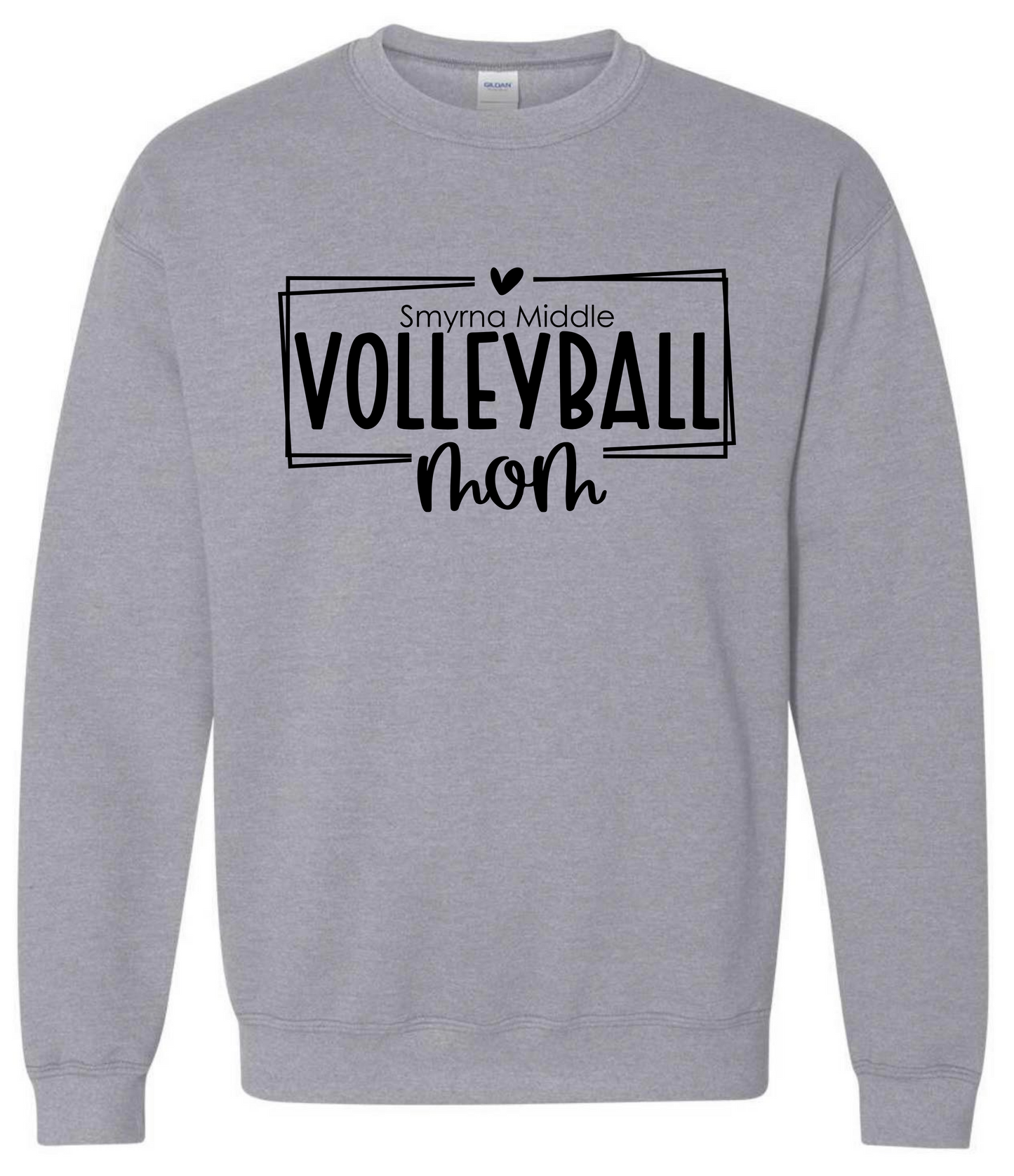 Smyrna Middle Volleyball Mom Sweatshirt